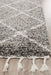 Serik Grey & White Moroccan Diamond Plush Contemporary Runner Rug, Rugs, Ozark Home 