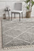 Serik Grey & White Moroccan Diamond Plush Contemporary Rug, Rugs, Ozark Home 