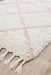 Serik White & Pink Moroccan Diamond Plush Contemporary Runner Rug, Rugs, Ozark Home 