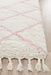 Serik White & Pink Moroccan Diamond Plush Contemporary Runner Rug, Rugs, Ozark Home 