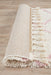 Serik White & Pink Moroccan Diamond Plush Contemporary Runner Rug, Rugs, Ozark Home 