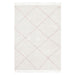 Serik White & Pink Moroccan Diamond Plush Contemporary Rug, Rugs, Ozark Home 