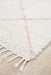 Serik White & Pink Moroccan Diamond Plush Contemporary Rug, Rugs, Ozark Home 