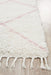 Serik White & Pink Moroccan Diamond Plush Contemporary Rug, Rugs, Ozark Home 