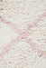 Serik White & Pink Moroccan Diamond Plush Contemporary Rug, Rugs, Ozark Home 