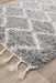 Serik Silver & White Moroccan Diamond Plush Contemporary Runner Rug, Rugs, Ozark Home 