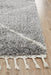 Serik Silver & White Moroccan Diamond Plush Contemporary Rug, Rugs, Ozark Home 