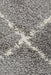 Serik Silver & White Moroccan Diamond Plush Contemporary Rug, Rugs, Ozark Home 