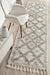 Serik Natural & Grey Moroccan Diamond Patchwork Plush Contemporary Runner Rug, Rugs, Ozark Home 