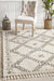 Serik Natural & Grey Moroccan Diamond Patchwork Plush Contemporary Rug, Rugs, Ozark Home 