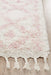 Serik White & Pink Moroccan Diamond Patchwork Plush Contemporary Runner Rug, Rugs, Ozark Home 