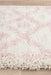 Serik White & Pink Moroccan Diamond Patchwork Plush Contemporary Runner Rug, Rugs, Ozark Home 