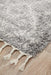 Serik Silver & White Moroccan Diamond Patchwork Plush Contemporary Runner Rug, Rugs, Ozark Home 