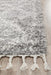 Serik Silver & White Moroccan Diamond Patchwork Plush Contemporary Runner Rug, Rugs, Ozark Home 