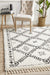 Serik White & Grey Moroccan Diamond Patchwork Plush Contemporary Rug, Rugs, Ozark Home 