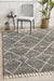 Serik Grey & White Moroccan Abstract Pattern Plush Contemporary Rug, Rugs, Ozark Home 