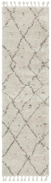 Serik Natural & Grey Moroccan Abstract Pattern Plush Contemporary Rug, Rugs, Ozark Home 