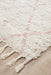 Serik White & Pink Moroccan Abstract Pattern Plush Contemporary Runner Rug, Rugs, Ozark Home 