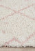 Serik White & Pink Moroccan Abstract Pattern Plush Contemporary Rug, Rugs, Ozark Home 