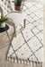 Serik White & Grey Moroccan Abstract Pattern Plush Contemporary Runner Rug, Rugs, Ozark Home 