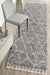 Serik Silver & White Moroccan Abstract Wave Plush Contemporary Runner Rug, Rugs, Ozark Home 