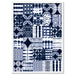 Shibori Indigo Tie Dye Patchwork - Art Print - Ozark Home