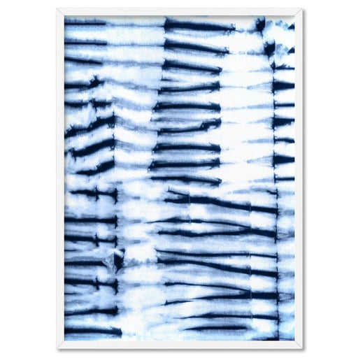 Shibori Indigo Tie Dye II - Art Print - Ozark Home