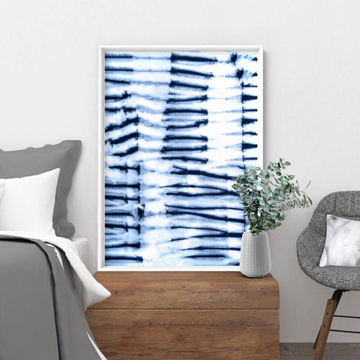 Shibori Indigo Tie Dye II - Art Print - Ozark Home