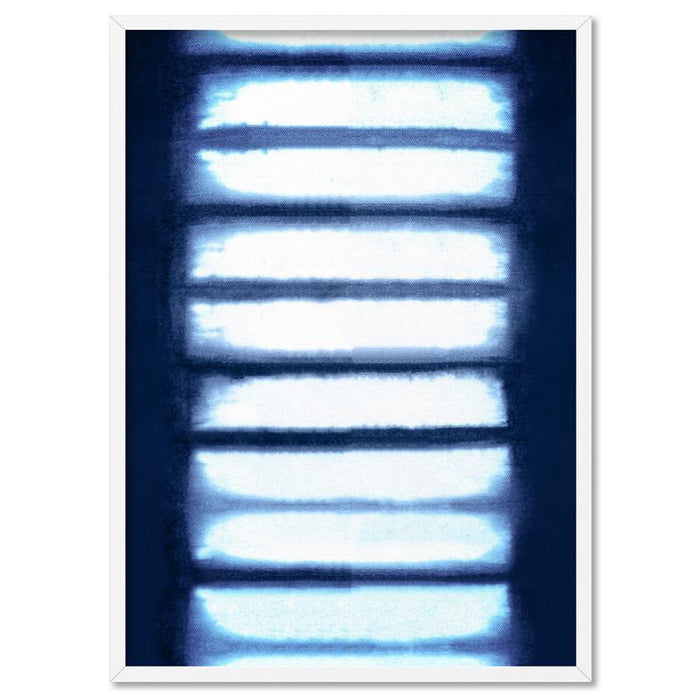 Shibori Indigo Tie Dye III - Art Print - Ozark Home