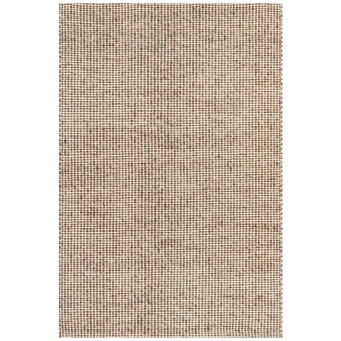 Sadri Brown & White Flatwoven Contemporary Rug, Rugs, Ozark Home 