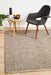 Sadri Brown & White Flatwoven Contemporary Rug, Rugs, Ozark Home 