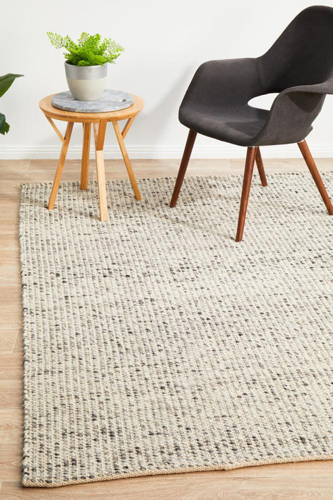 Sadri Grey & White Flatwoven Contemporary Rug, Rugs, Ozark Home 