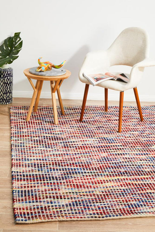 Sadri Multicoloured Flatwoven Contemporary Rug, Rugs, Ozark Home 