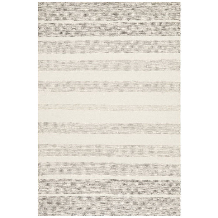 Sadri Grey Gradient Stripe Flatwoven Contemporary Rug, Rugs, Ozark Home 