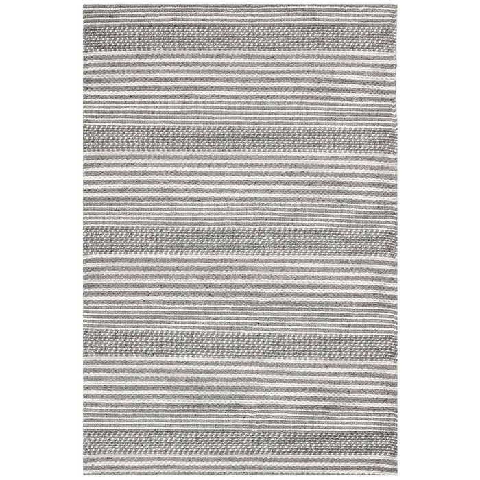 Sadri Snow Combined Texture Flatwoven Contemporary Rug, Rugs, Ozark Home 