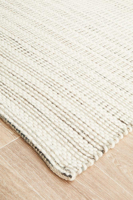 Sadri Silver Combined Texture Flatwoven Contemporary Rug, Rugs, Ozark Home 