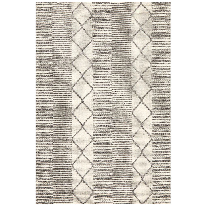 Sadri Grey Bohemian Pattern Flatwoven Contemporary Rug, Rugs, Ozark Home 