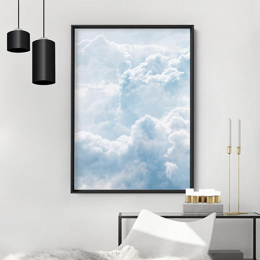 White Clouds in Blue Sky II - Art Print, Wall Art, Ozark Home 