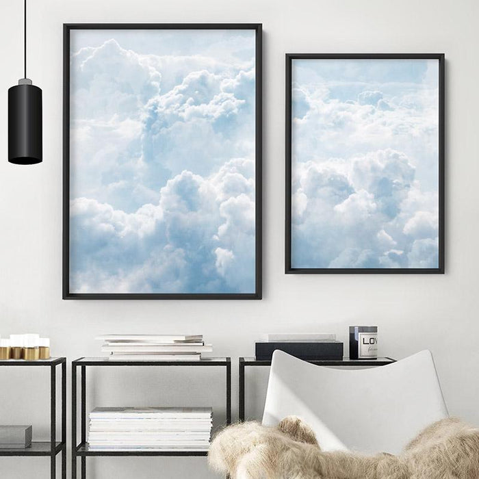 White Clouds in Blue Sky II - Art Print, Wall Art, Ozark Home 