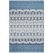 Sidfa White & Blue Aztec Ocean Contemporary Indoor/Outdoor Rug, Rugs, Ozark Home 
