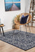 Sidfa Navy & White Aztec Summer Medallion Contemporary Indoor/Outdoor Rug, Rugs, Ozark Home 