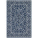Sidfa Navy & White Aztec Summer Medallion Contemporary Indoor/Outdoor Rug, Rugs, Ozark Home 