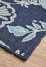 Sidfa Navy & Blue Summer Garden Contemporary Indoor/Outdoor Rug, Rugs, Ozark Home 