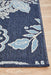 Sidfa Navy & Blue Summer Garden Contemporary Indoor/Outdoor Rug, Rugs, Ozark Home 