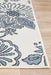 Sidfa White & Blue Summer Garden Contemporary Indoor/Outdoor Rug, Rugs, Ozark Home 