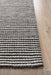 Salvan Black & White Stripe Handwoven Contemporary Rug, Rugs, Ozark Home 