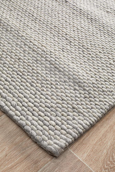 Salvan Grey Stripe Handwoven Contemporary Rug, Rugs, Ozark Home 