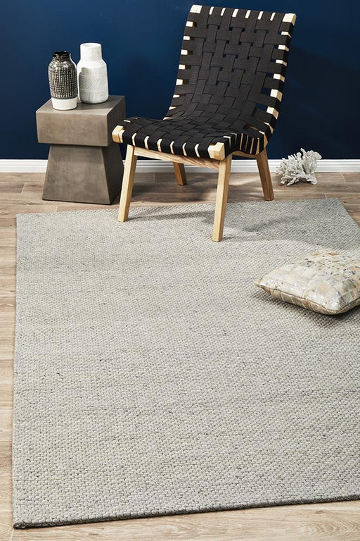 Salvan Grey Stripe Handwoven Contemporary Rug, Rugs, Ozark Home 