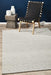 Salvan Grey & White Stripe Handwoven Contemporary Rug, Rugs, Ozark Home 