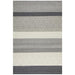 Salvan Grey White & Charcoal Multiple Texture Handwoven Contemporary Rug, Rugs, Ozark Home 